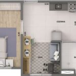 Apartamentos Cidade Lapa Santa Marina Plantas 7 - Lançamentos Imóveis SP - Imóveis Zero Entrada