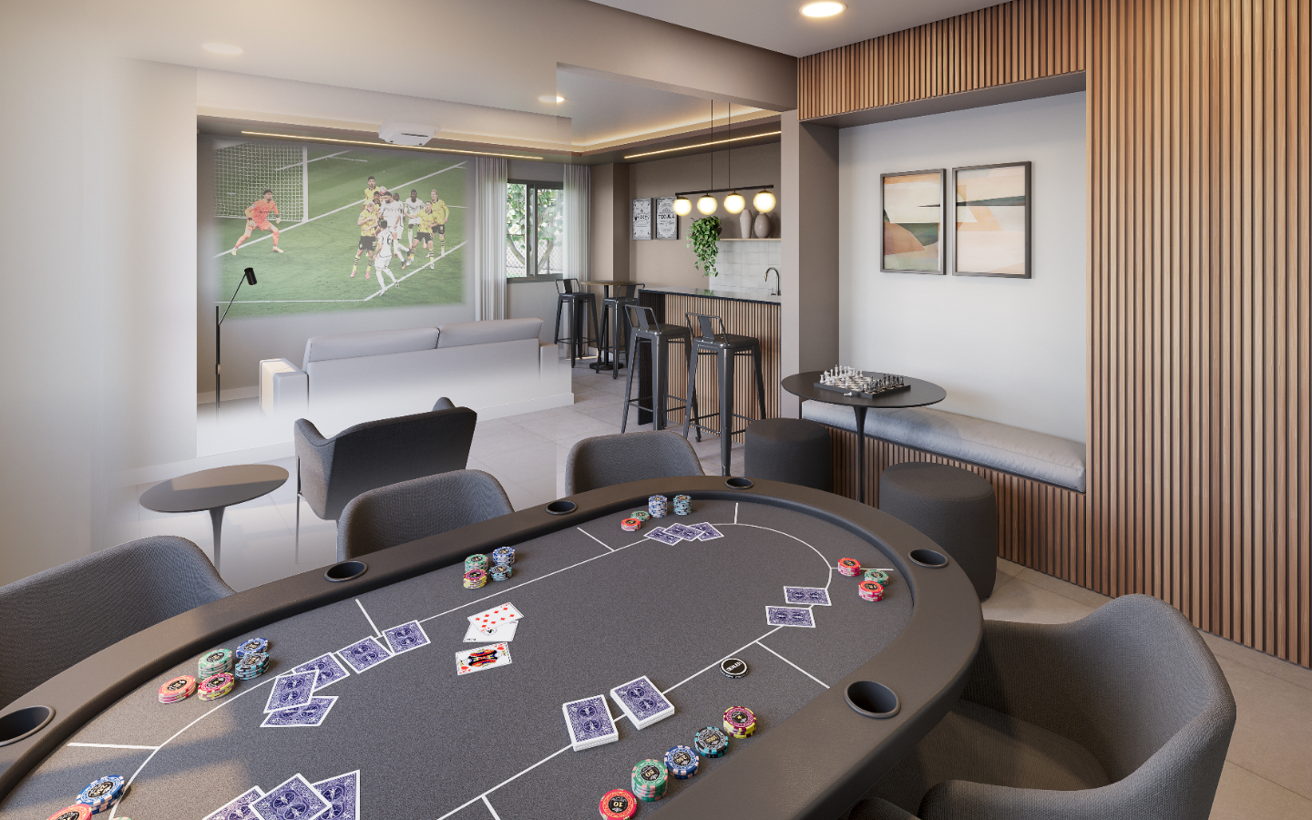 Apartamento Merito Guarulhos salao de jogos - Lançamentos Imóveis SP - Imóveis Zero Entrada
