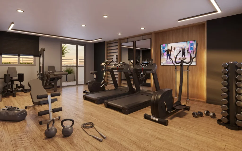 Galleria Santa Marina: apartamentos com lazer completo na Lapa 1 - Lançamentos Imóveis SP - Imóveis Zero Entrada Galleria Santa Marina Aps na Lapa Zona Oeste SP Academia 1 - Lançamentos Imóveis SP - Imóveis Zero Entrada