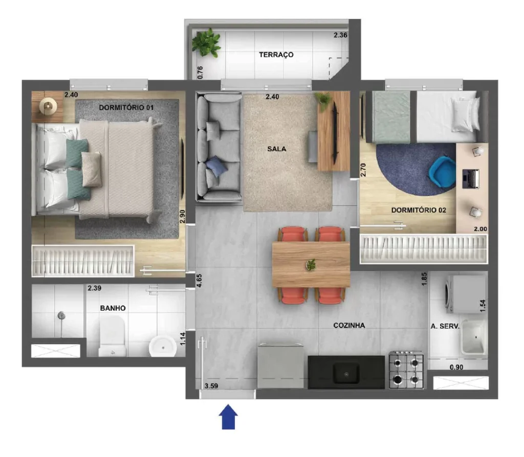 Galleria Santa Marina: apartamentos com lazer completo na Lapa 22 - Lançamentos Imóveis SP - Imóveis Zero Entrada Galleria Santa Marina Aps na Lapa Zona Oeste SP Planta 3680m² - Lançamentos Imóveis SP - Imóveis Zero Entrada