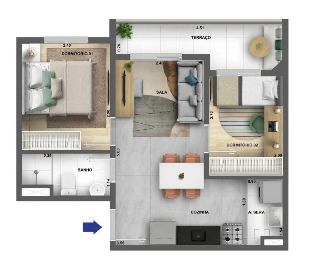 Galleria Santa Marina: apartamentos com lazer completo na Lapa 21 - Lançamentos Imóveis SP - Imóveis Zero Entrada Galleria Santa Marina Aps na Lapa Zona Oeste SP Planta 4094m² - Lançamentos Imóveis SP - Imóveis Zero Entrada