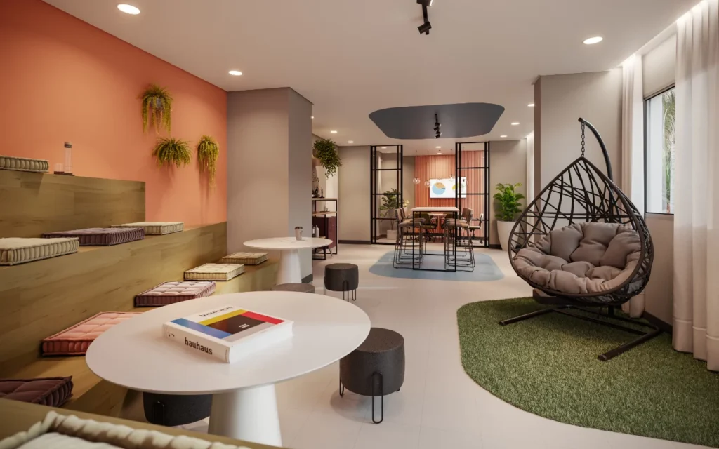 Galleria Santa Marina: apartamentos com lazer completo na Lapa 5 - Lançamentos Imóveis SP - Imóveis Zero Entrada Galleria Santa Marina Aps na Lapa Zona Oeste SP Sala de Estudos - Lançamentos Imóveis SP - Imóveis Zero Entrada